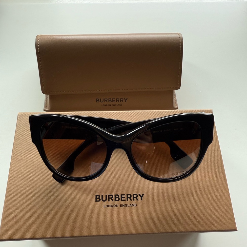 Burberry Black Brown Women's Sunglasses